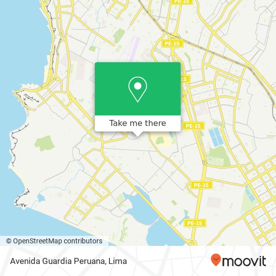 Avenida Guardia Peruana map