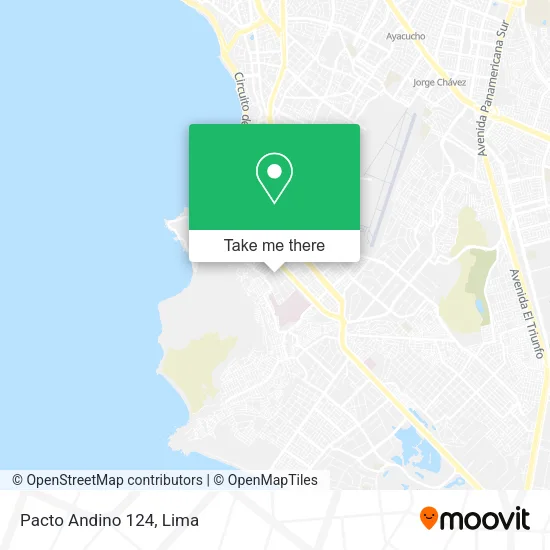 Pacto Andino 124 map