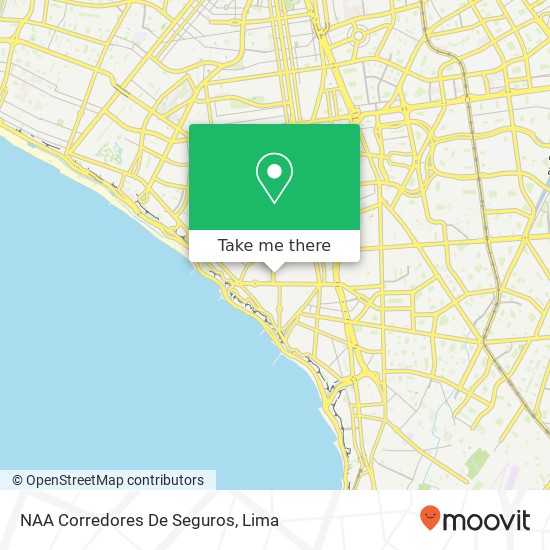 NAA Corredores De Seguros map