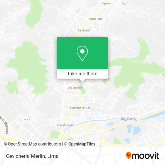 Cevicheria Merlin map