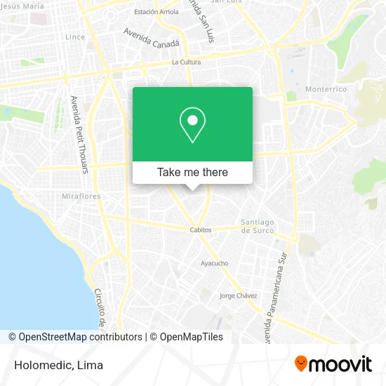 Holomedic map