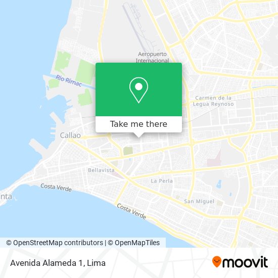 Avenida Alameda 1 map