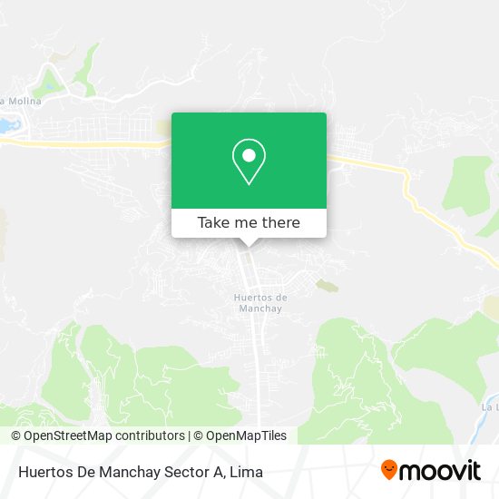 Huertos De Manchay Sector A map