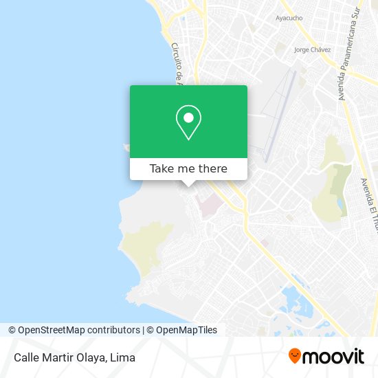 Mapa de Calle Martir Olaya