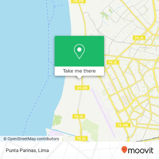 Punta Parinas map