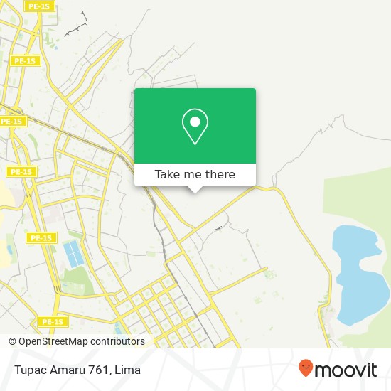 Tupac Amaru 761 map