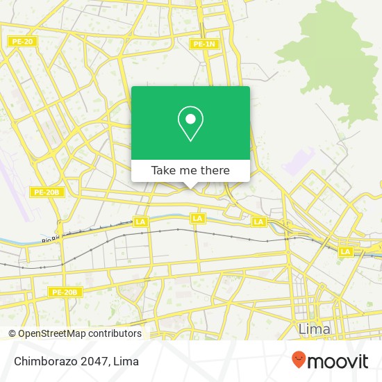 Chimborazo 2047 map