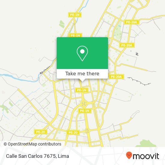Mapa de Calle San Carlos 7675