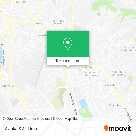 Avinka S.A. map
