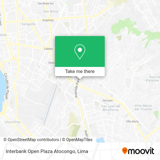 Interbank Open Plaza Atocongo map