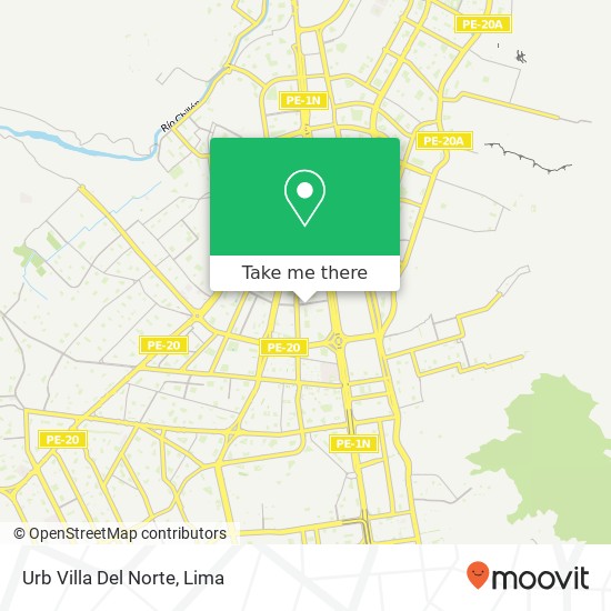 Urb Villa Del Norte map