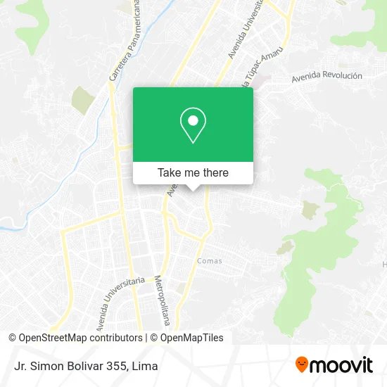 Jr. Simon Bolivar 355 map