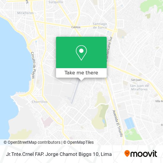 Mapa de Jr.Tnte.Crnel FAP. Jorge Chamot Biggs 10