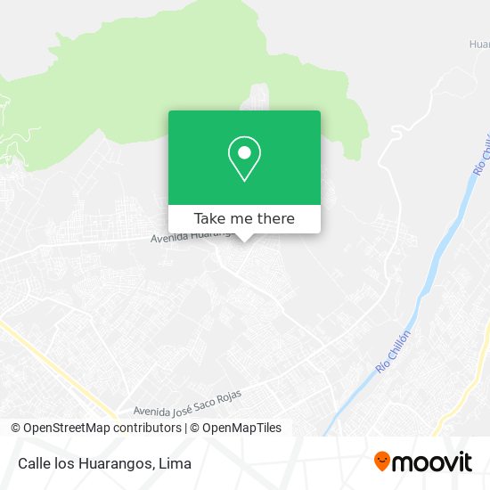 Calle los Huarangos map