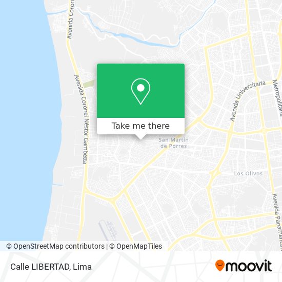 Mapa de Calle LIBERTAD