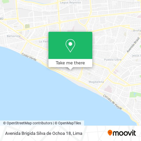 Avenida Brigida Silva de Ochoa 18 map