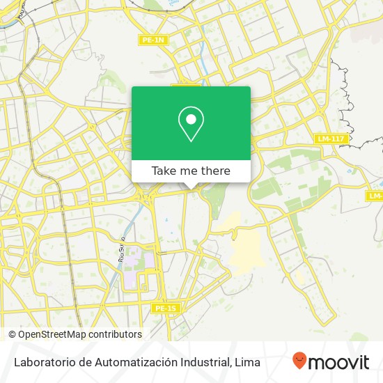 Laboratorio de Automatización Industrial map