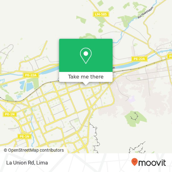 La Union Rd map