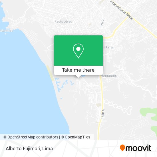 Mapa de Alberto Fujimori