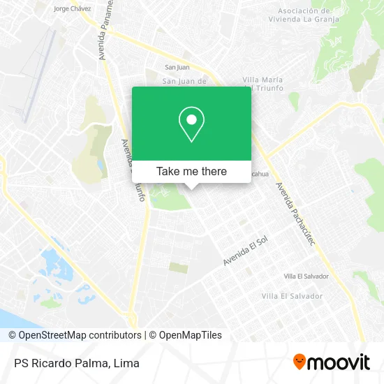 Mapa de PS Ricardo Palma