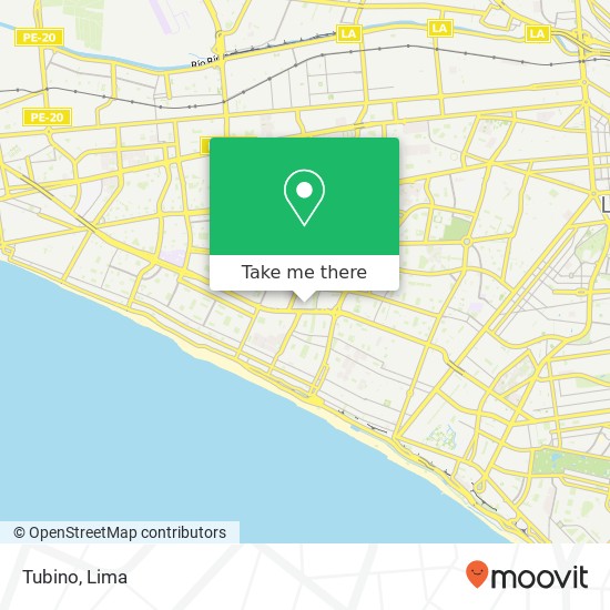 Tubino map