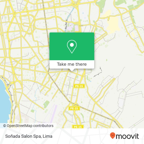Soñada Salon Spa map