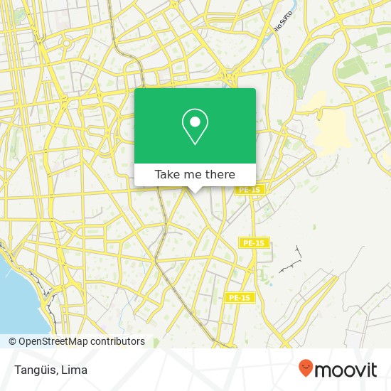 Tangüis map
