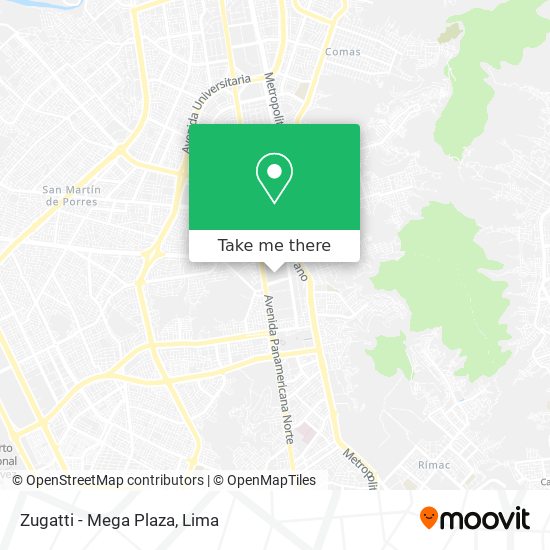 Zugatti - Mega Plaza map