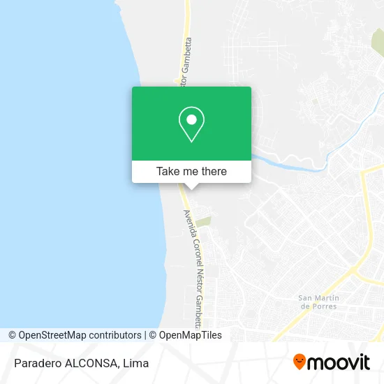 Mapa de Paradero ALCONSA