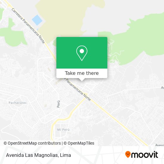 Avenida Las Magnolias map