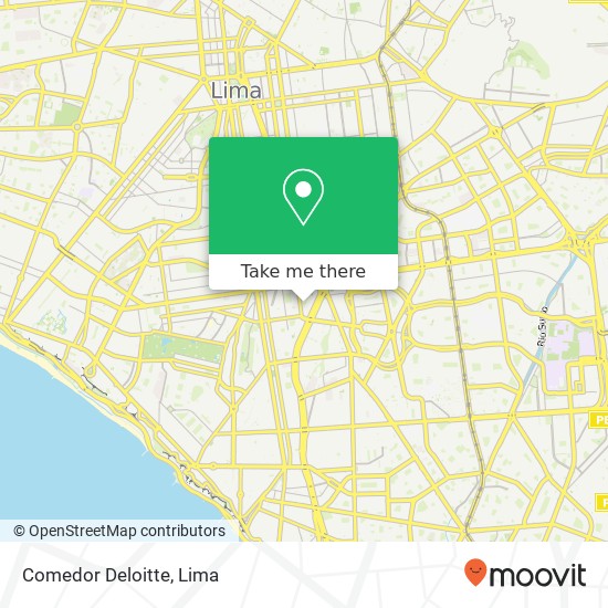 Comedor Deloitte map