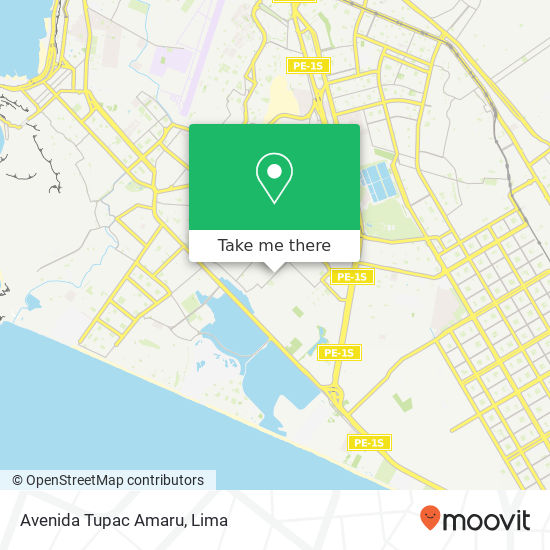 Avenida Tupac Amaru map