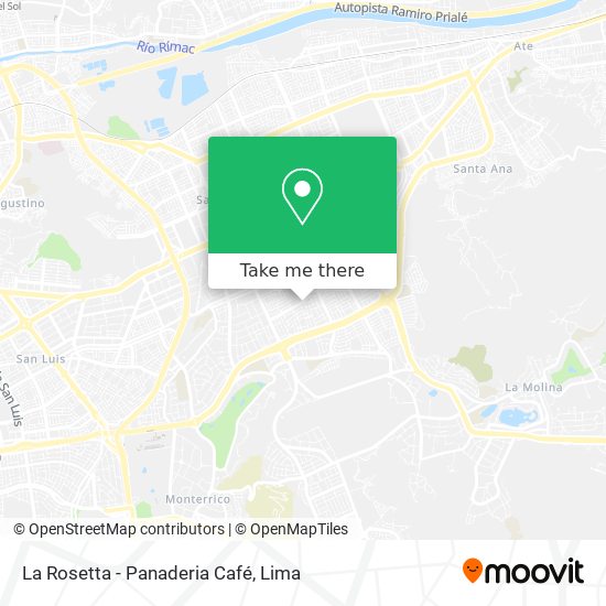 La Rosetta - Panaderia Café map