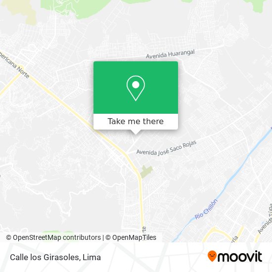 Calle los Girasoles map