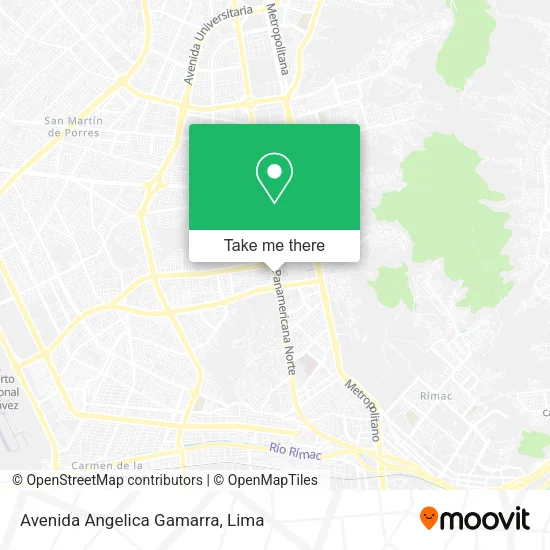 Mapa de Avenida Angelica Gamarra