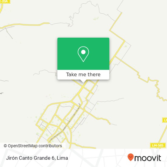 Jirón Canto Grande 6 map
