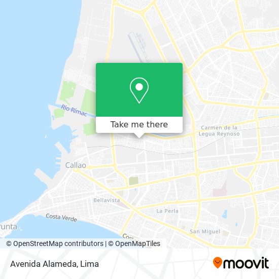 Avenida Alameda map