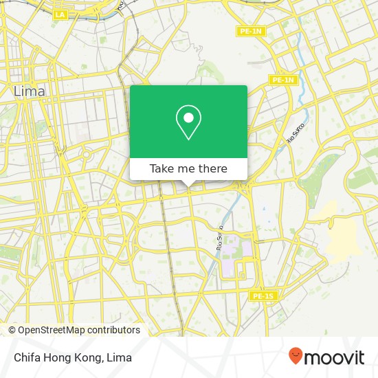 Chifa Hong Kong map