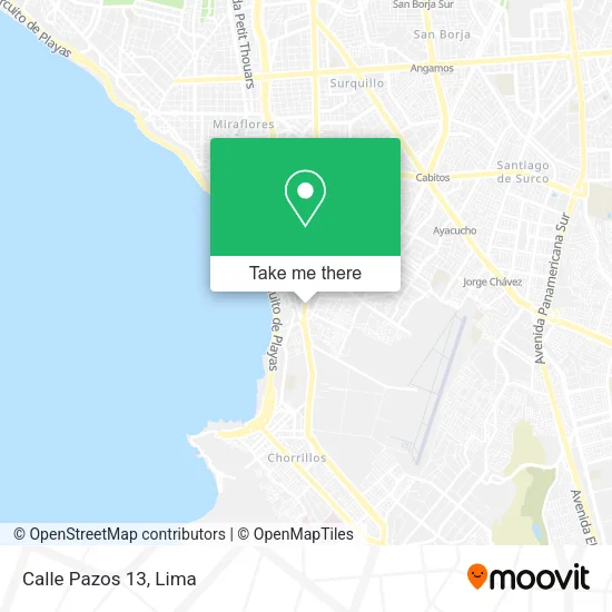 Mapa de Calle Pazos 13