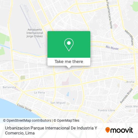 Urbanizacion Parque Internacional De Industria Y Comercio map