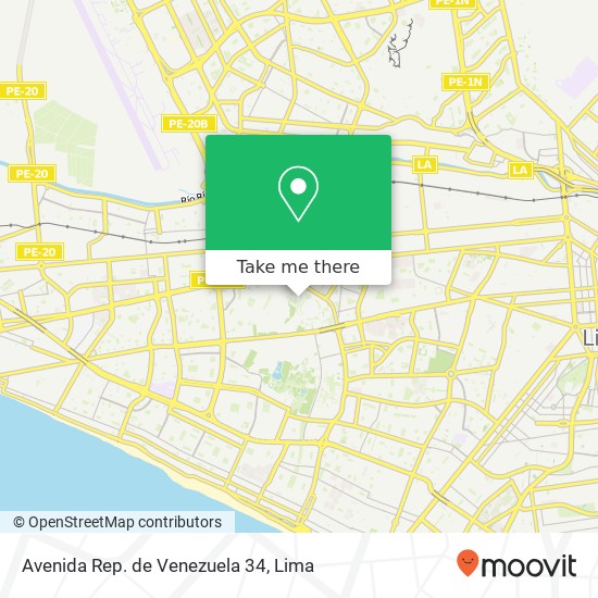 Avenida Rep. de Venezuela 34 map