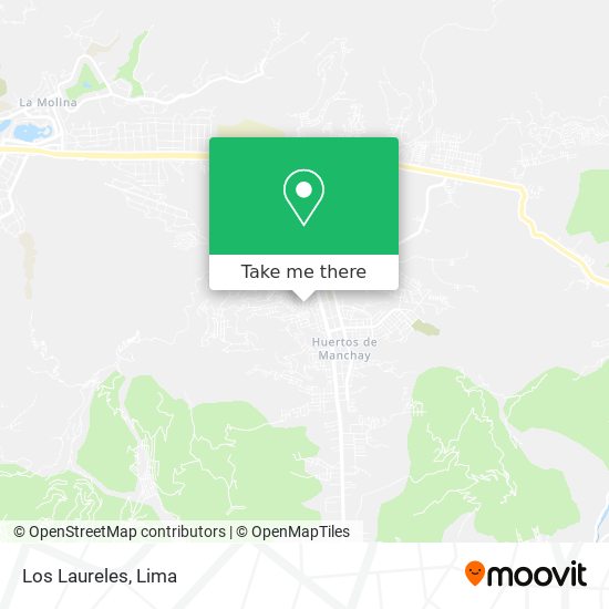 Los Laureles map