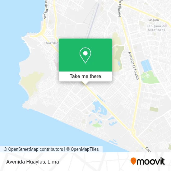 Avenida Huaylas map