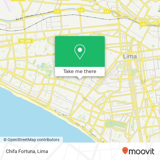 Chifa Fortuna map