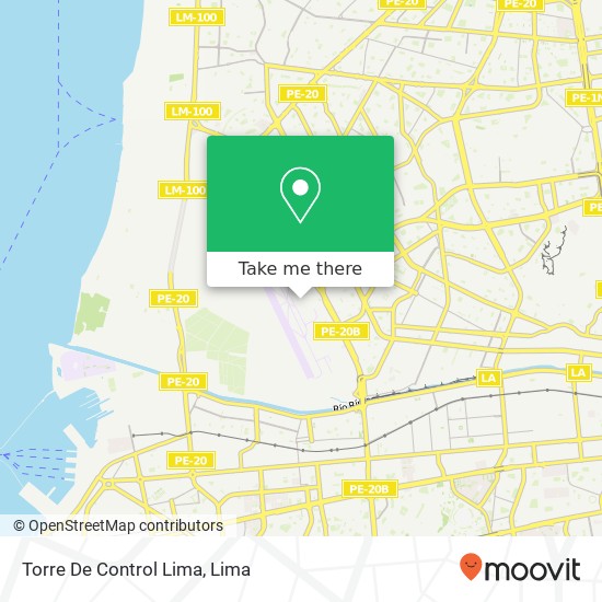 Torre De Control Lima map