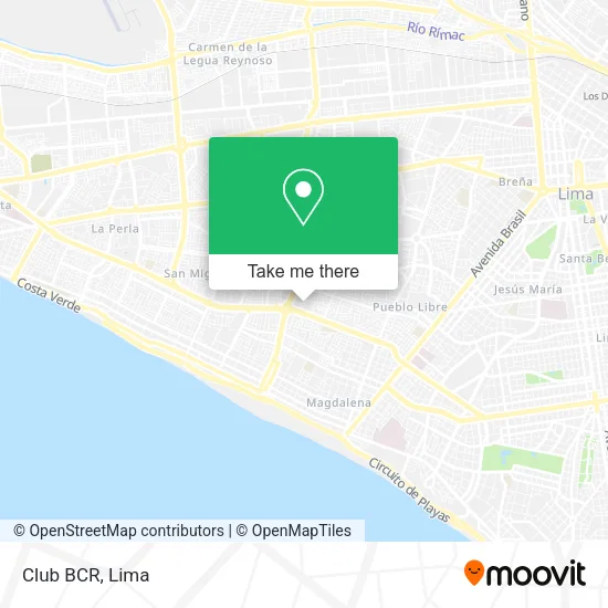 Mapa de Club BCR