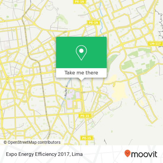 Expo Energy Efficiency 2017 map