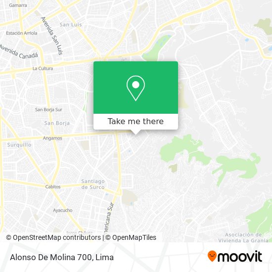 Alonso De Molina 700 map
