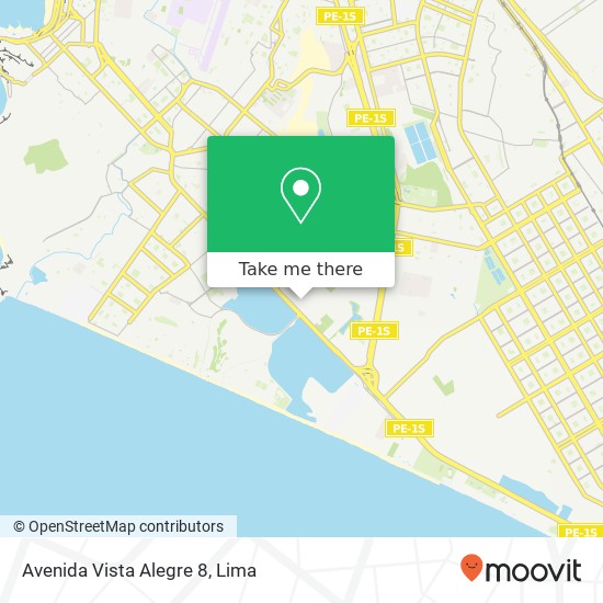 Avenida Vista Alegre 8 map