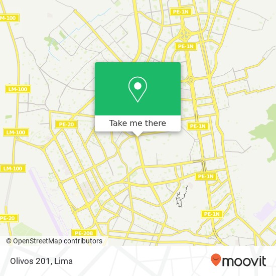 Mapa de Olivos 201